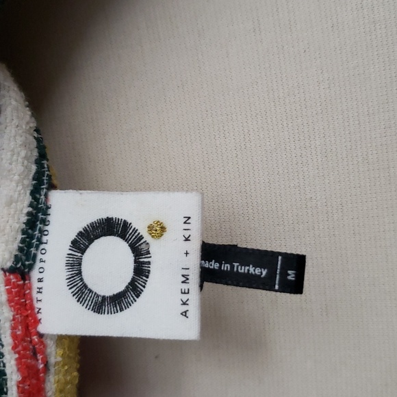 Anthropologie Akemi + Kin Striped Cardigan Jacket Size M - Picture 12 of 13